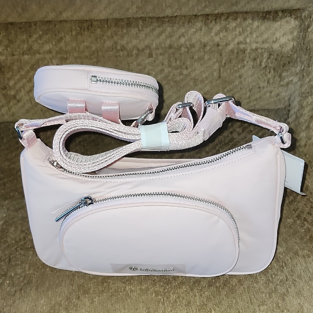 Lululemon Flush Pink Crossbody Bag with Nano Pouch 2L NEW! Adjustable strap